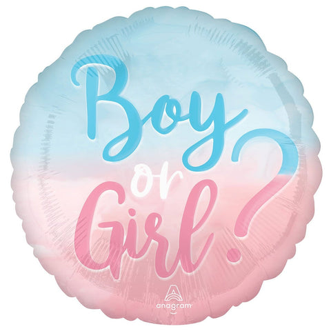 Buy Balloons Boy Or Girl? Foil Balloon, 18 Inches sold at Balloon Expert