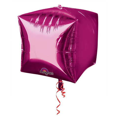 Buy Balloons Bright Pink Cubez Balloon, 15 Inches sold at Balloon Expert
