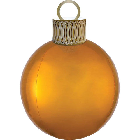 Buy Balloons Gold Ornament Orbz Balloon sold at Balloon Expert