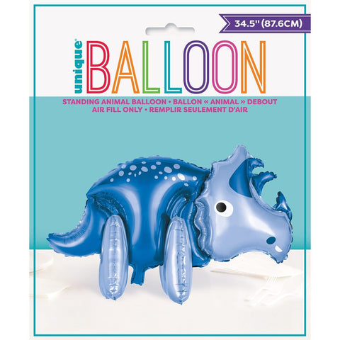 Buy Balloons Blue & Green Dinosaur Foil Balloon Centerpiece, 34.5 inches sold at Balloon Expert
