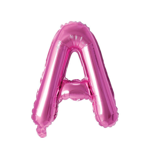 Buy Balloons Pink Letter A Foil Balloon, 16 Inches sold at Balloon Expert