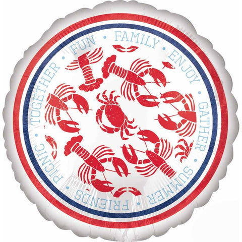 Buy Balloons Seafood Fest Foil Balloon, 18 Inches sold at Balloon Expert