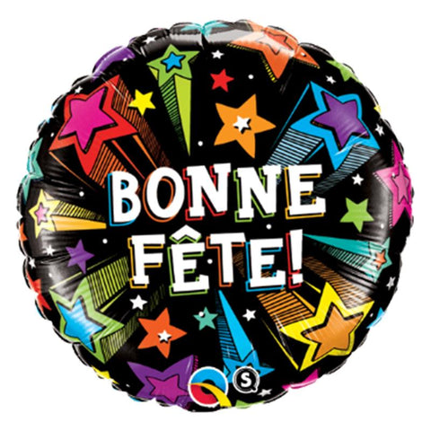 Buy Balloons Bonne Fête Foil Balloon, 18 Inches sold at Balloon Expert