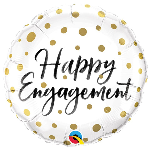 Buy Balloons Happy Engagement Foil Balloon, 18 Inches sold at Balloon Expert