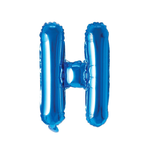 Buy Balloons Blue Letter H Foil Balloon, 16 Inches sold at Balloon Expert