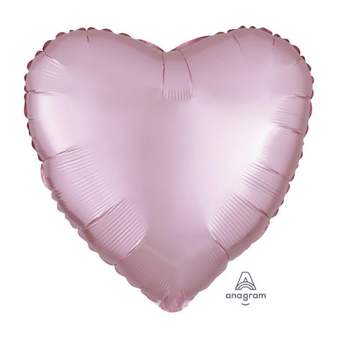 Buy Balloons Pastel Pink Heart Shape Foil Balloon, 18 Inches sold at Balloon Expert