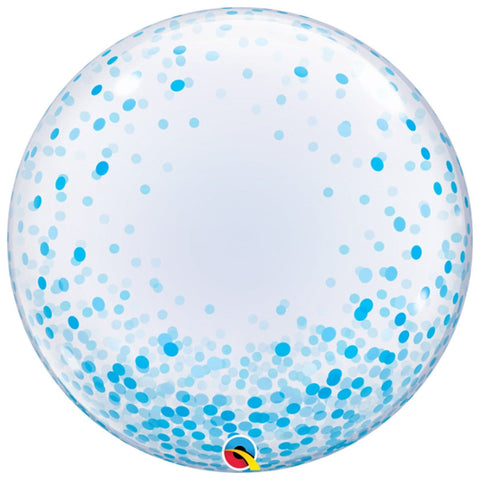 Buy Balloons Blue Dots Bubble Deco. Balloon sold at Balloon Expert