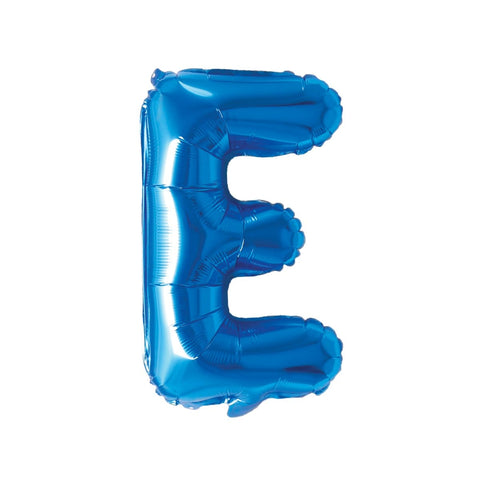 Buy Balloons Blue Letter E Foil Balloon, 16 Inches sold at Balloon Expert