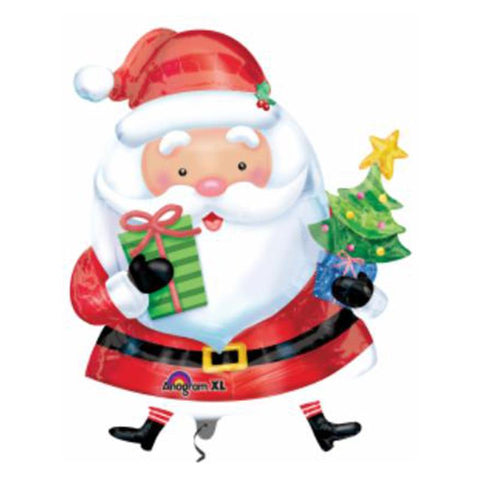 Buy Balloons Santa With Tree Supershape Balloon sold at Balloon Expert