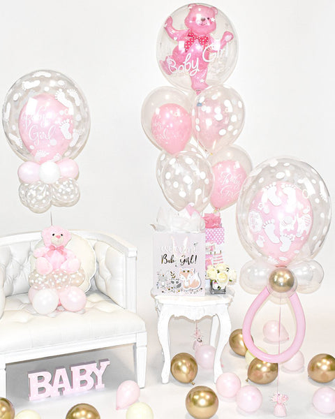 Baby Girl Balloon Package