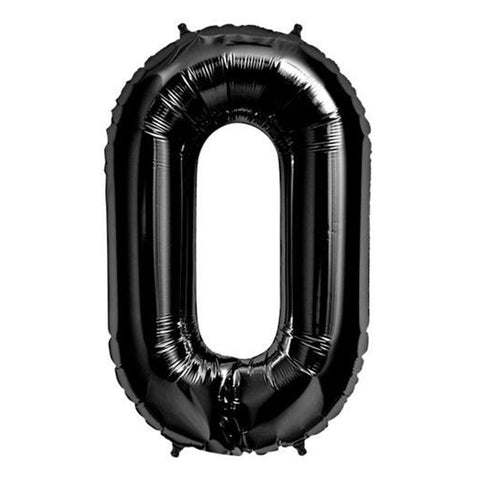 Ballon chiffre noir de 34 pouces