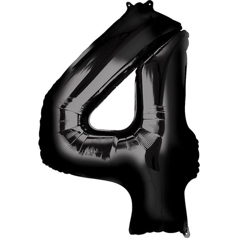 Ballon chiffre noir de 34 pouces
