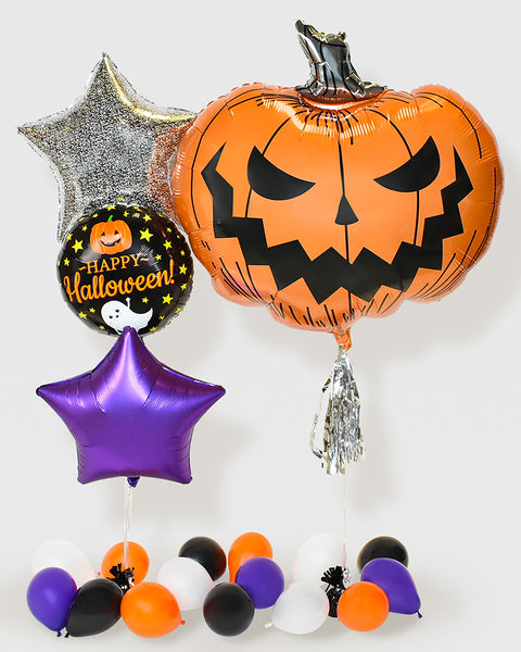 Paquet de ballons citrouilles Joyeux Halloween