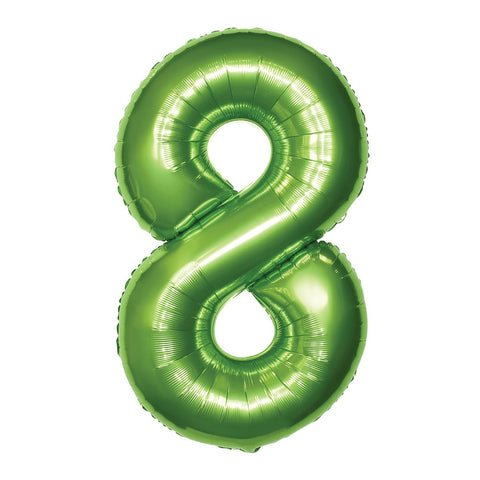 Ballon chiffre vert de 34 po