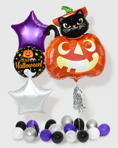 Paquet de ballons citrouille sorcière