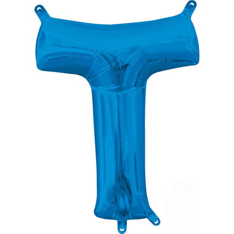 Buy Balloons Blue Letter T Foil Balloon, 36 Inches sold at Balloon Expert