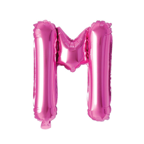 Buy Balloons Pink Letter M Foil Balloon, 16 Inches sold at Balloon Expert