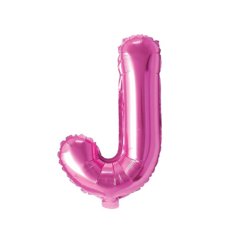 Buy Balloons Pink Letter J Foil Balloon, 16 Inches sold at Balloon Expert