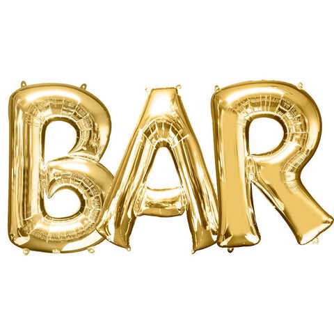 Bar Balloon Letters