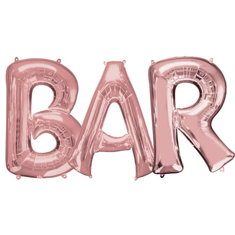 Bar Balloon Letters