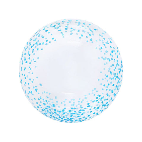 Buy Balloons HD Bubble Balloon, Blue Confetti, 20 Inches sold at Balloon Expert