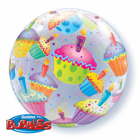 Buy Balloons Cupcakes Birthday Bubble Balloon sold at Balloon Expert