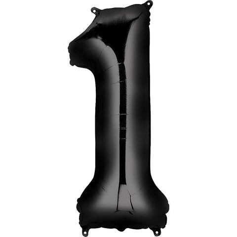 Black Number Balloon, 34 Inches