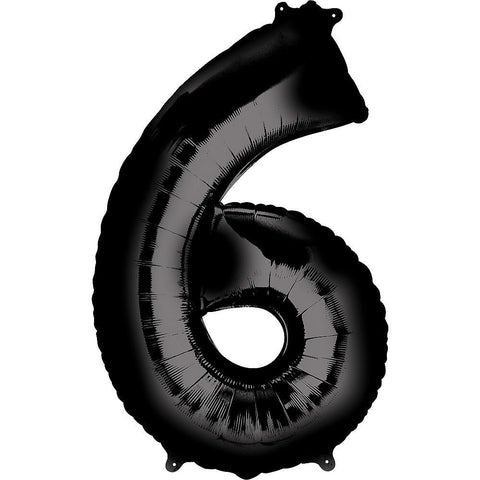 Ballon chiffre noir de 34 pouces