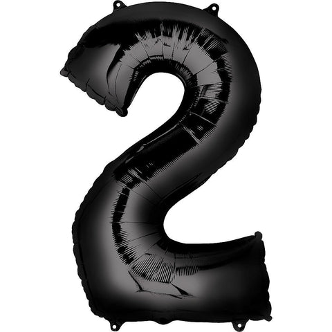Ballon chiffre noir de 34 pouces