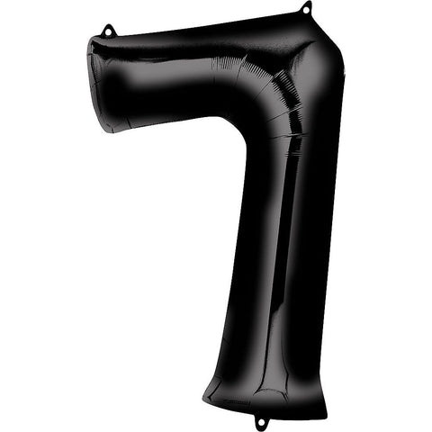 Ballon chiffre noir de 34 pouces