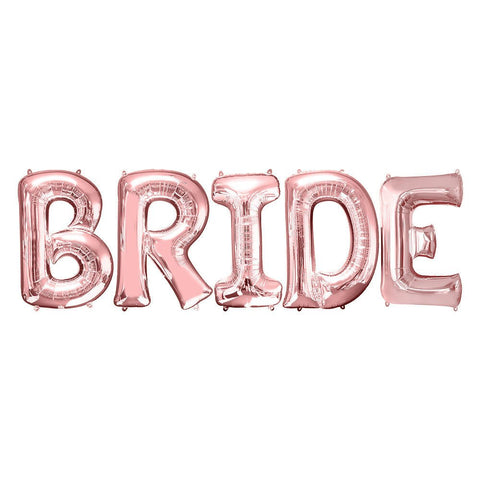 Bride Balloon Letters