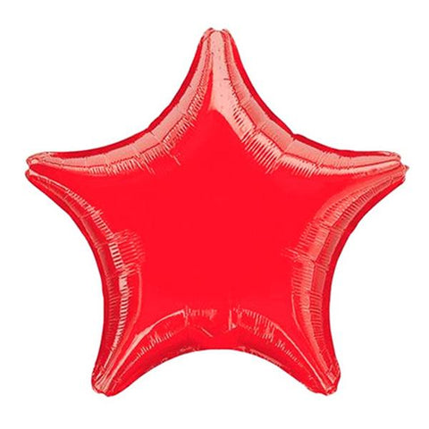Buy Balloons Red Star Foil Balloon, 18 Inches sold at Balloon Expert
