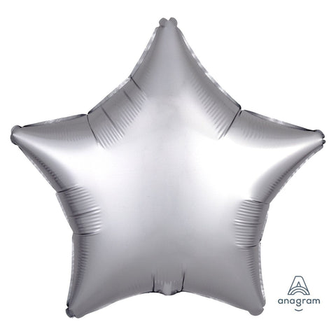 Buy Balloons Silver Star Shape Foil Balloon, 18 Inches sold at Balloon Expert