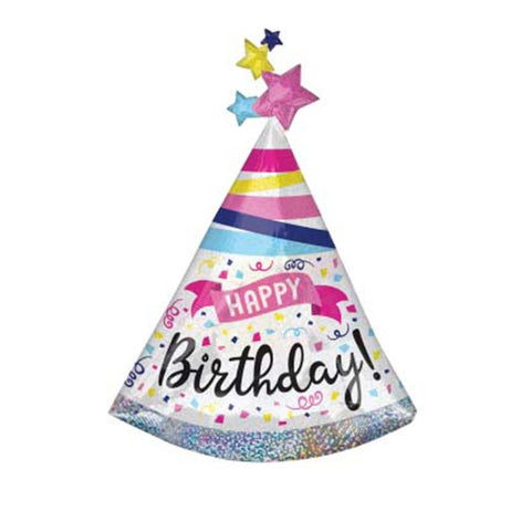 Buy Balloons Happy Birthday Hat Supershape Balloon sold at Balloon Expert