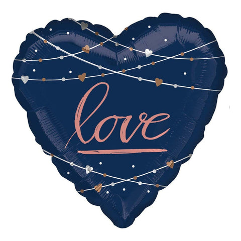 Buy Balloons Navy Love Supershape Balloon sold at Balloon Expert