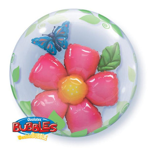 Buy Balloons Flowers & Leaves Double Bubble Balloon sold at Balloon Expert