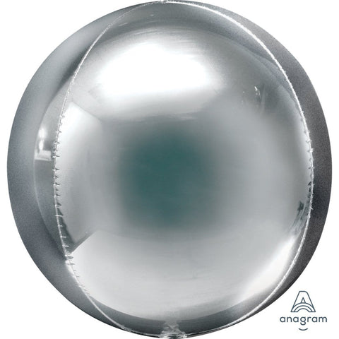 Buy Balloons Jumbo Silver Orbz Balloon sold at Balloon Expert