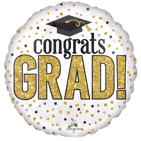 Buy Balloons Congrats Grad Sparkle Star Supershape Balloon sold at Balloon Expert