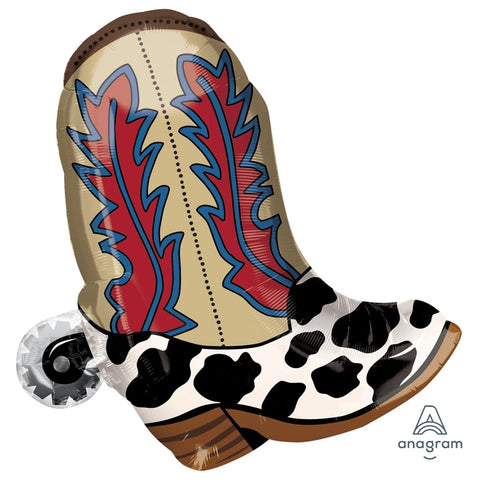 Buy Balloons Western Boots Supershape Balloon sold at Balloon Expert