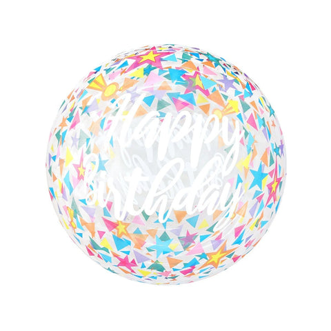 Buy Balloons HD Bubble Balloon, Birthday Triangle, 20 Inches sold at Balloon Expert