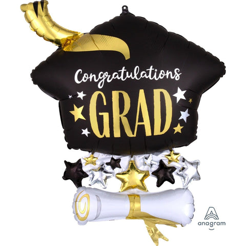 Buy Balloons Congratulations Grad Supershape Balloon sold at Balloon Expert