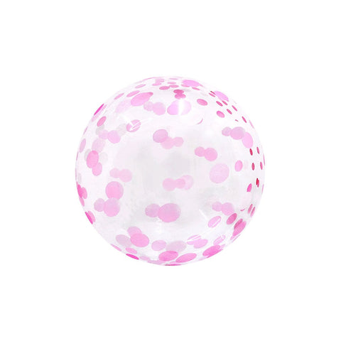 Buy Balloons Confetti Bubble Balloon, Pink, 18 Inches sold at Balloon Expert