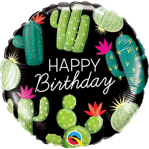 Buy Balloons Happy Birthday Cactuses Foil Balloon, 18 Inches sold at Balloon Expert