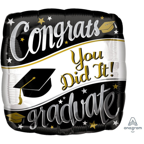 Buy Balloons Congrats Graduate Foil Balloon, 18 Inches sold at Balloon Expert