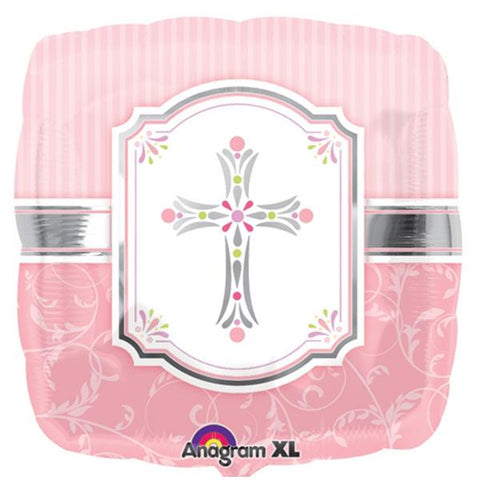 Buy Balloons Blessings Pink Foil Balloon, 18 Inches sold at Balloon Expert
