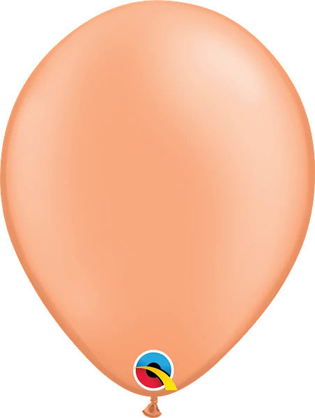 12" Neon Orange Latex Balloon, Helium Inflated from Balloon Expert
