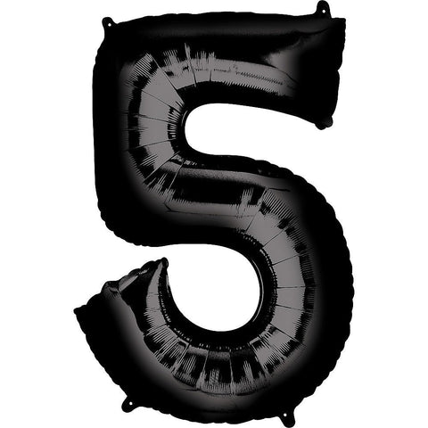 Ballon chiffre noir de 34 pouces