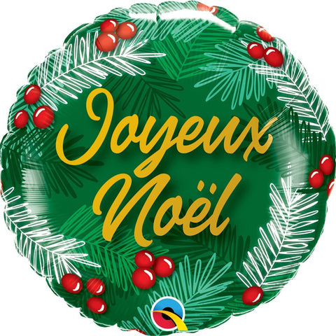 Buy Balloons Joyeux Noël Foil Balloon, 18 inches sold at Balloon Expert