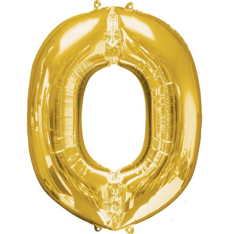Buy Balloons Gold Letter O Foil Balloon, 32 Inches sold at Balloon Expert