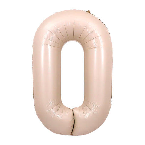 Blush Number Balloon, 34 Inches